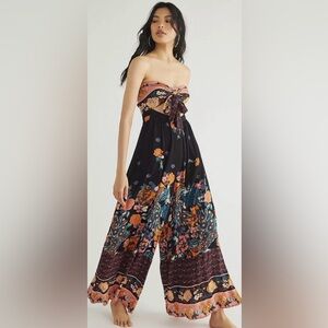 Free People Bali Birds of Paradise Jumpsuit,Sz-Small ?Med,P2P approx-19”-19.25”